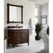 James Martin Vanities Brittany 36in Single Vanity, Burnished Mahogany w/ 3 CM White Zeus Quartz Top 650-V36-BNM-3WZ - alternate 5